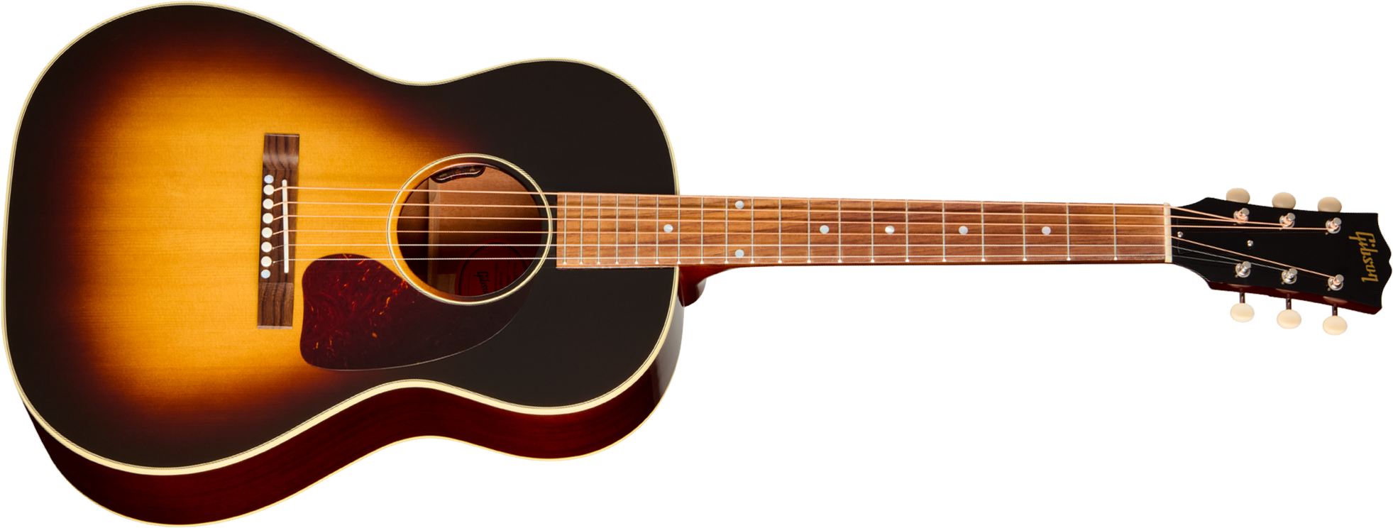 Gibson Lg2 50s Original Concert Epicea Acajou Rw - Vintage Sunburst - Guitare Folk - Main picture