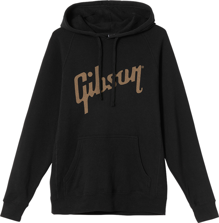 Gibson Logo Hoodie Medium Black - M - Polo - Main picture