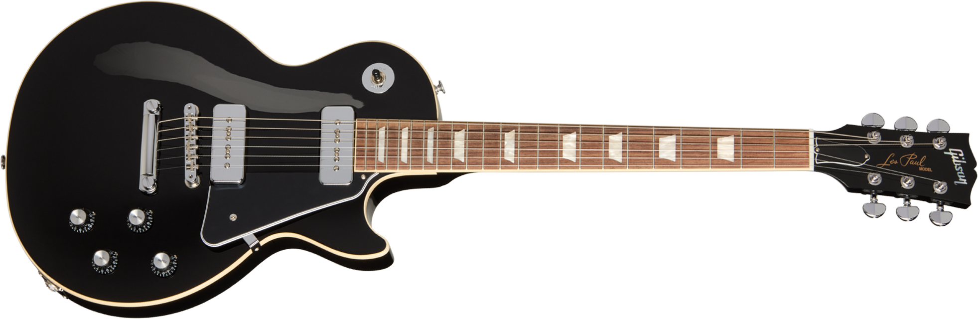 Gibson Noel Gallagher Les Paul Standard Signature 2h Ht Rw - Ebony - Guitare Électrique Signature - Main picture