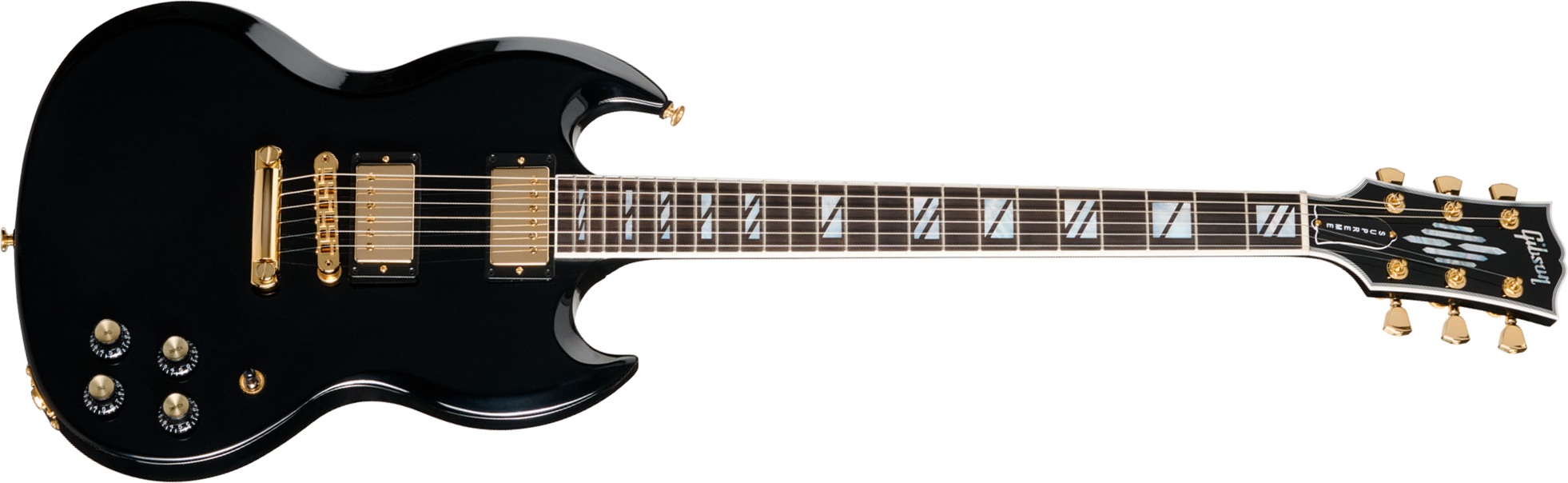 Gibson Sg Supreme Modern 2h Ht Eb - Ebony - Guitare Électrique Double Cut - Main picture