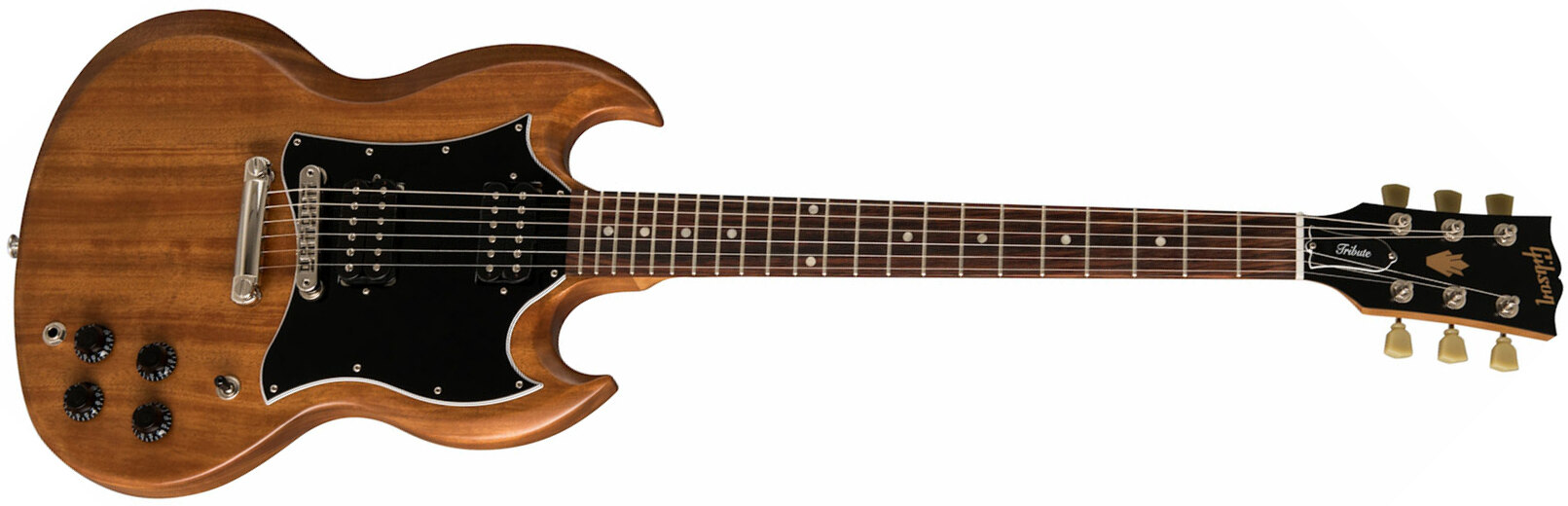 Gibson Sg Tribute Modern 2h Ht Rw - Natural Walnut - Guitare Électrique RÉtro Rock - Main picture