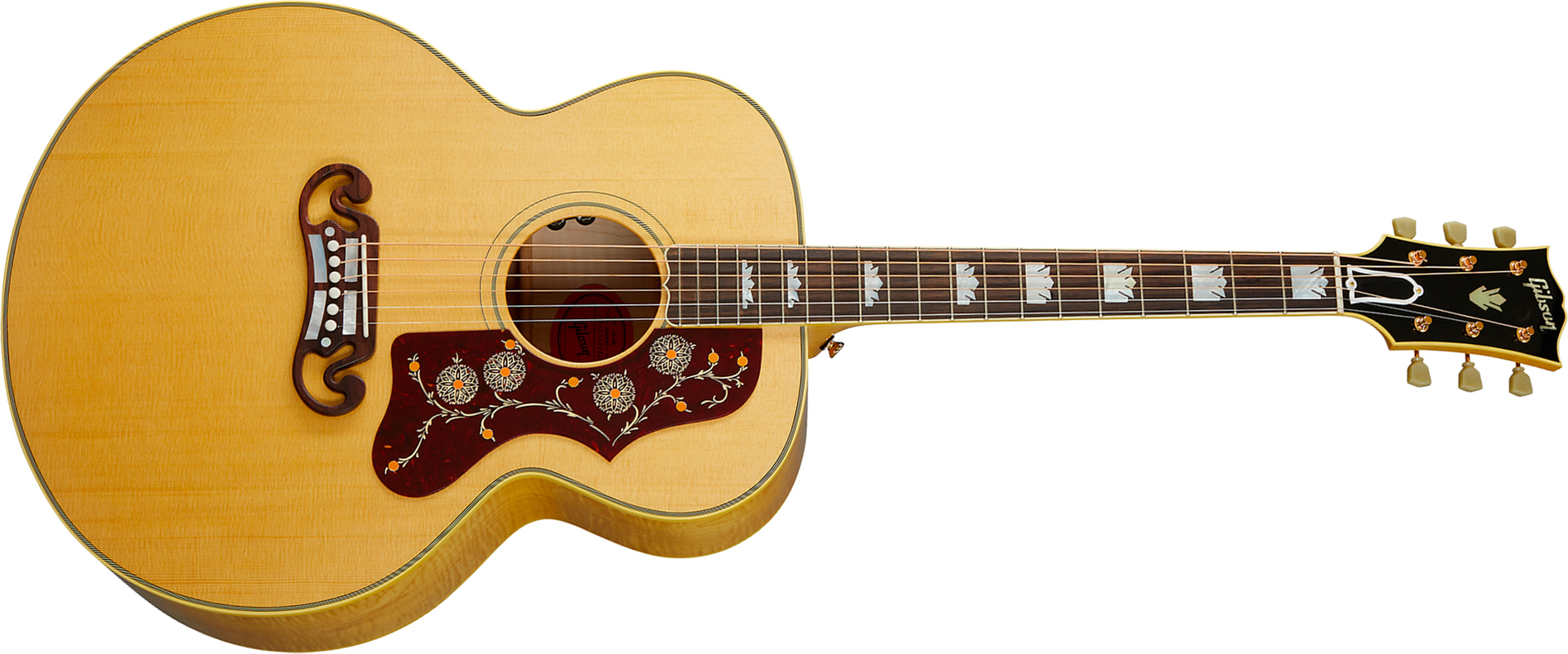 Gibson Sj200 Original (baggs Hifi Dna) Jumbo Epicea Erable Rw - Antique Natural - Guitare Folk - Main picture