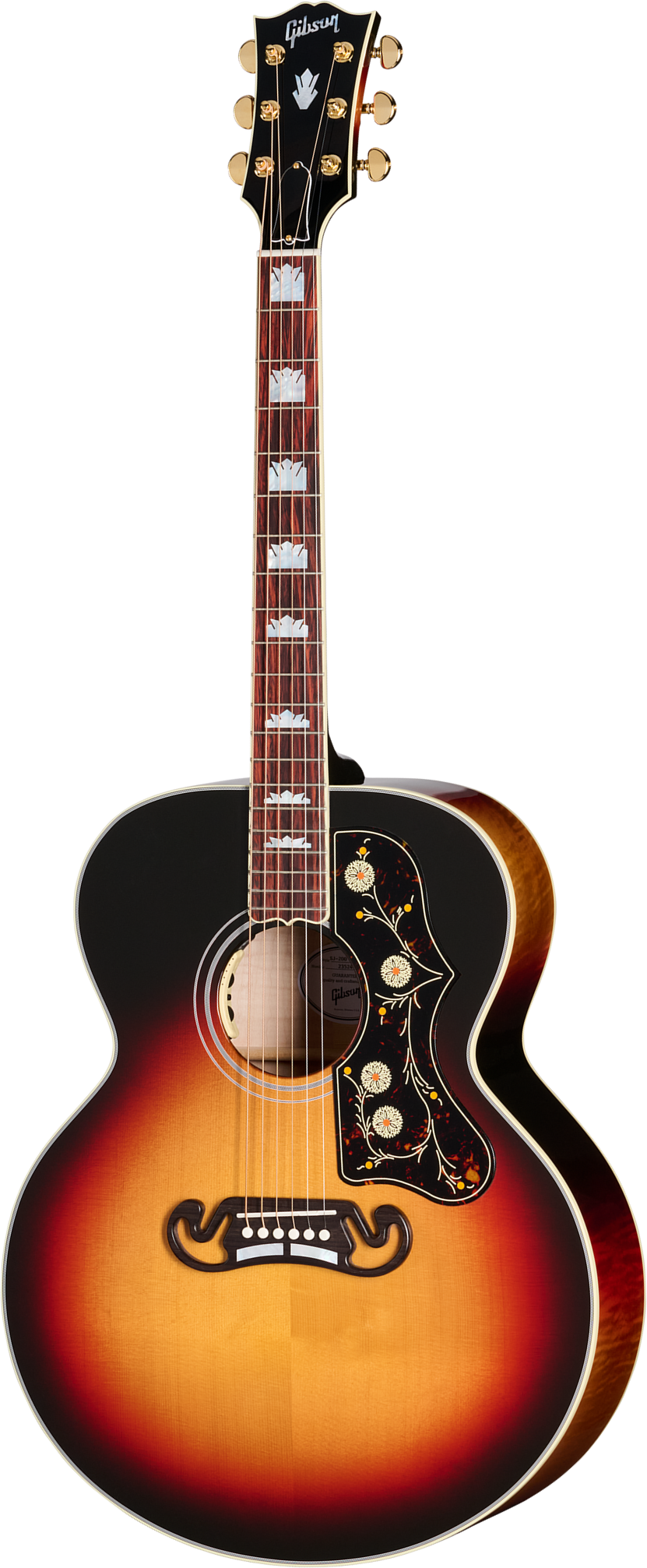Gibson Sj200 Standard Modern Super Jumbo Epicea Erable Rw - Tri Burst - Guitare Folk - Main picture