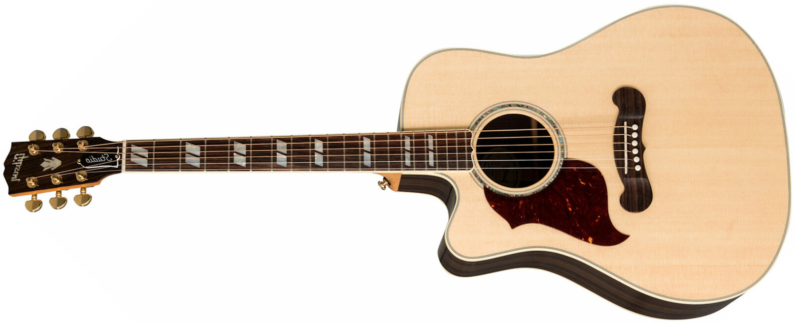 Gibson Songwriter Cutaway Lh Gaucher 2019 Dreadnought Epicea Palissandre Rw - Natural - Guitare Acoustique - Main picture