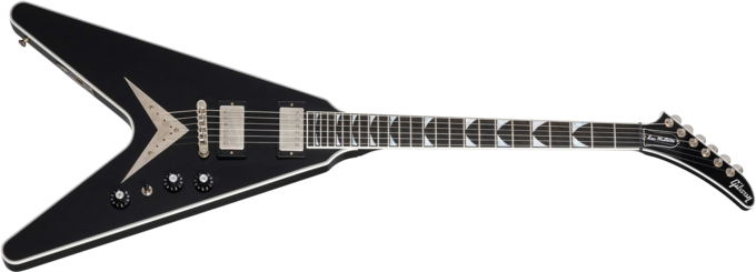 Gibson Custom Shop Dave Mustaine Flying V EXP Ltd - Vos ebony