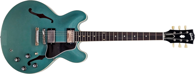 Gibson Custom Shop 1961 ES-335 Reissue - Murphy lab inverness green sparkle