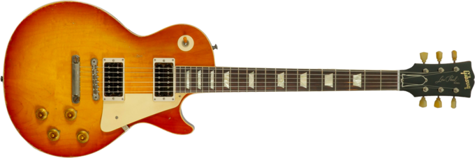 Gibson Custom Shop 1958 Les Paul Standard Reissue #85208 - Murphy lab heavy aged botb page 153 