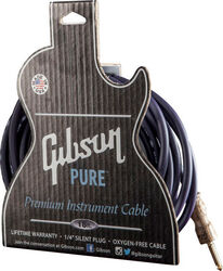 Câble Gibson Pure Premium Instrument Cable 18ft / 5.49m - Dark Purple