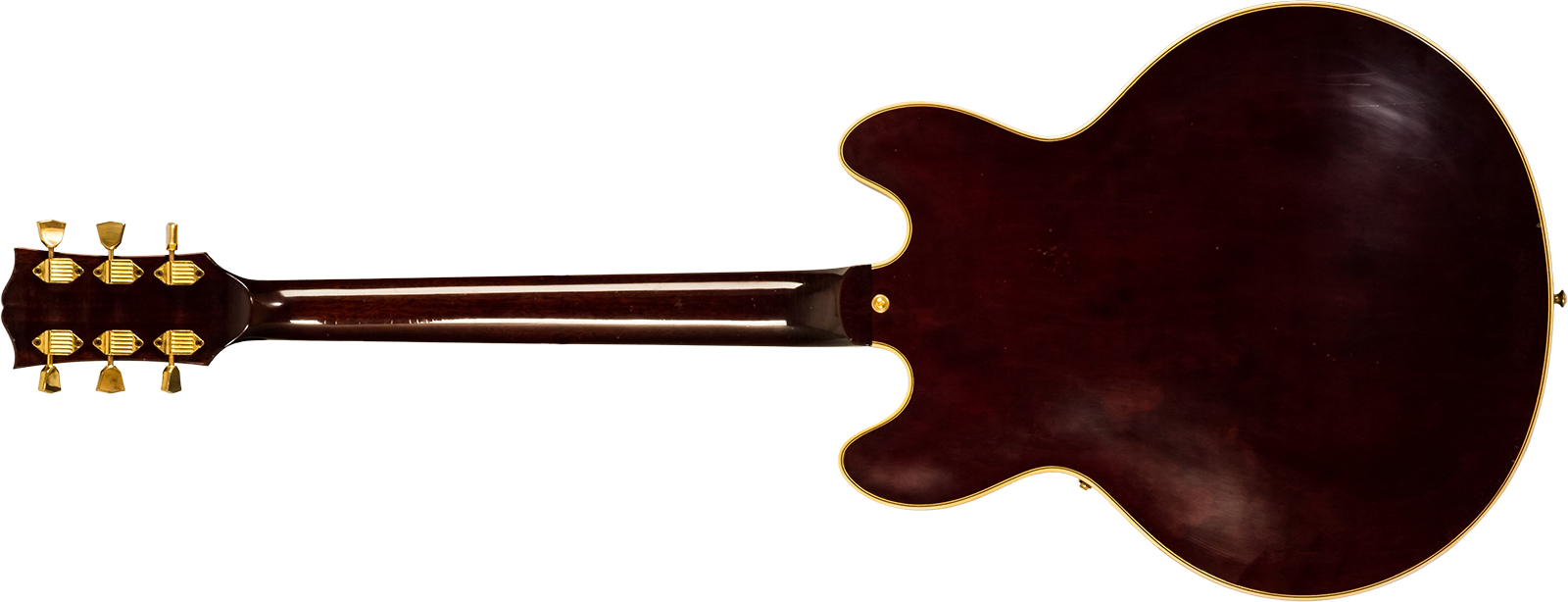 Gibson Custom Shop Bb King Es355 1974 Rumble In The Jungle 2h Trem Eb #bbes33523 - Murphy Lab Light Aged Walnut - Guitare Électrique 1/2 Caisse - Vari