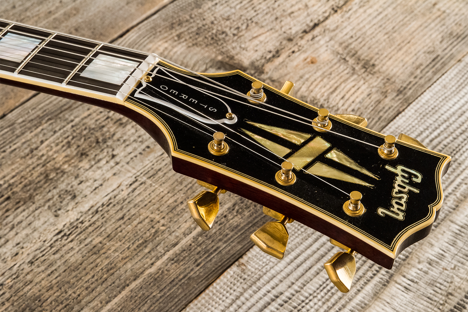 Gibson Custom Shop Bb King Es355 1974 Rumble In The Jungle 2h Trem Eb #bbes33523 - Murphy Lab Light Aged Walnut - Guitare Électrique 1/2 Caisse - Vari