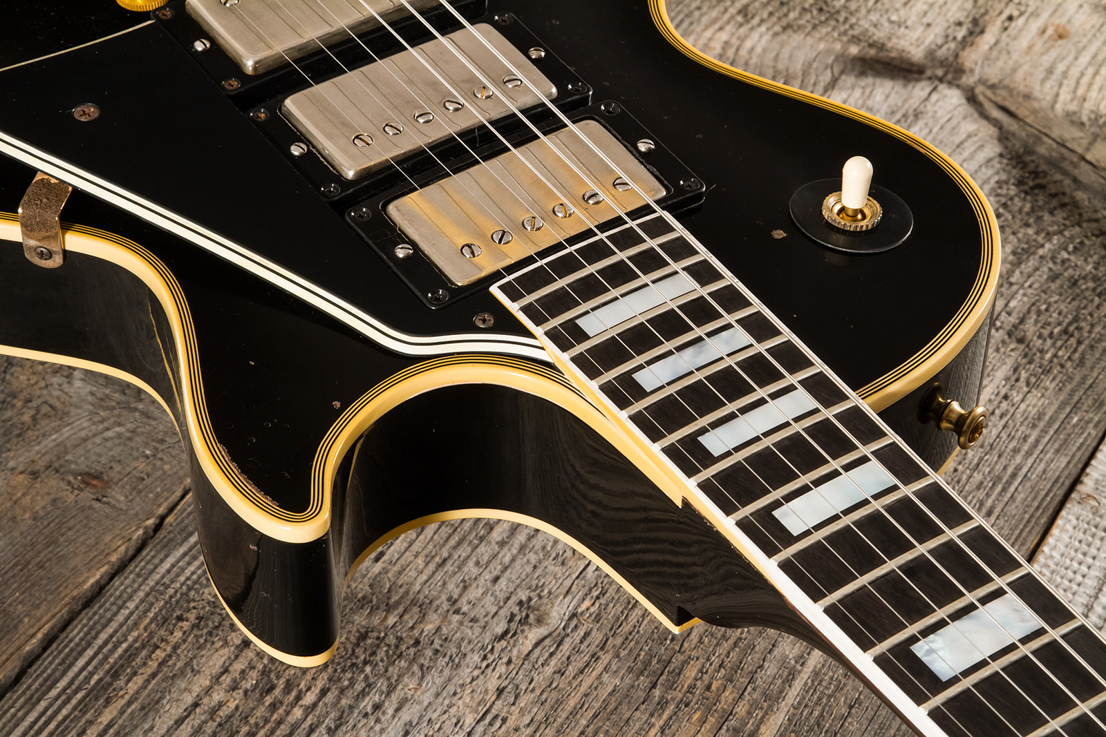 Gibson Custom Shop Eric Clapton Les Paul Custom 1958 Signature 2h Ht Eb #ec027 - Murphy Lab Ebony - Guitare Électrique Single Cut - Variation 17