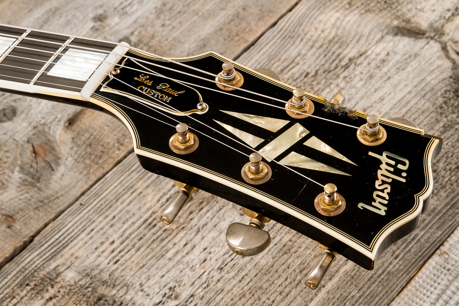 Gibson Custom Shop Eric Clapton Les Paul Custom 1958 Signature 2h Ht Eb #ec027 - Murphy Lab Ebony - Guitare Électrique Single Cut - Variation 27