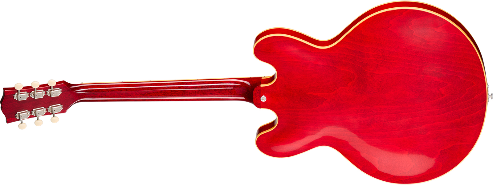 Gibson Custom Shop Es330 1962 Reissue Historic 2s P90 Ht Rw - Sixties Cherry - Guitare Électrique 1/2 Caisse - Variation 1