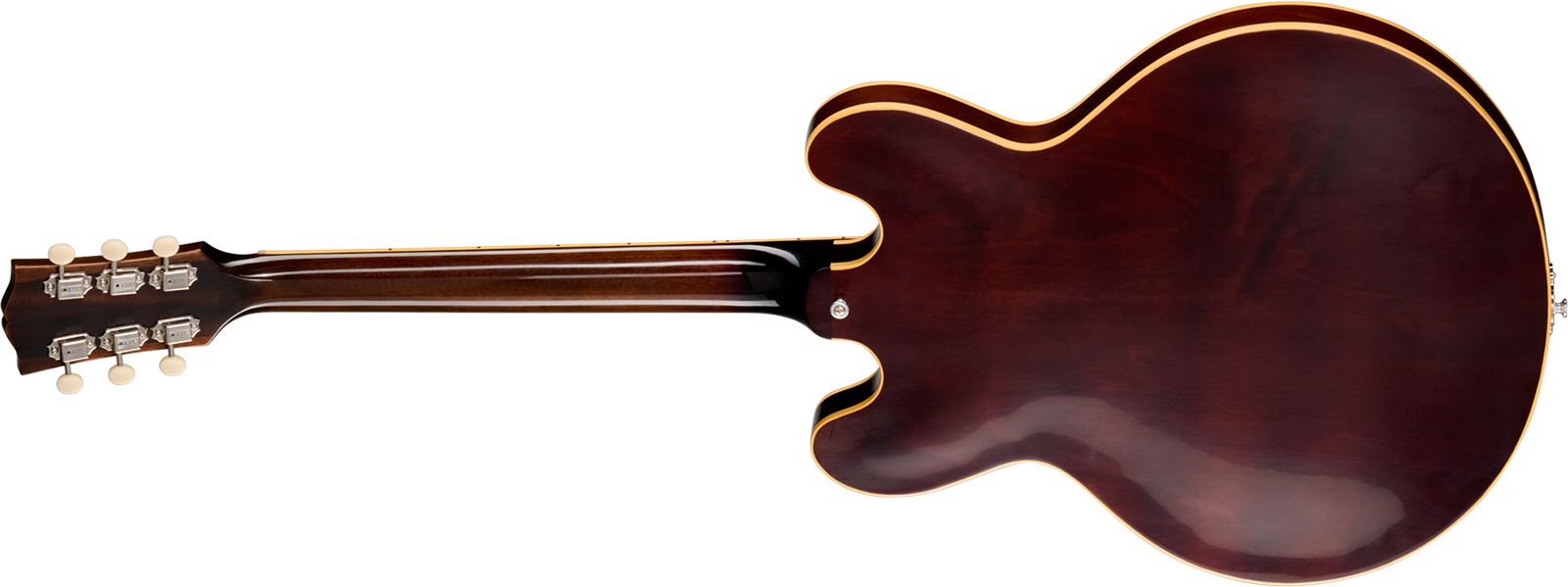 Gibson Custom Shop Es330 1962 Reissue Historic 2s P90 Ht Rw - Vintage Burst - Guitare Électrique 1/2 Caisse - Variation 1