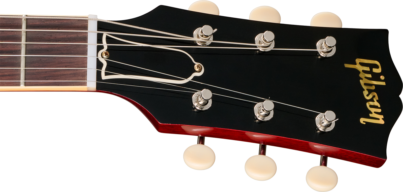 Gibson Custom Shop Es330 1962 Reissue Historic 2s P90 Ht Rw - Sixties Cherry - Guitare Électrique 1/2 Caisse - Variation 4