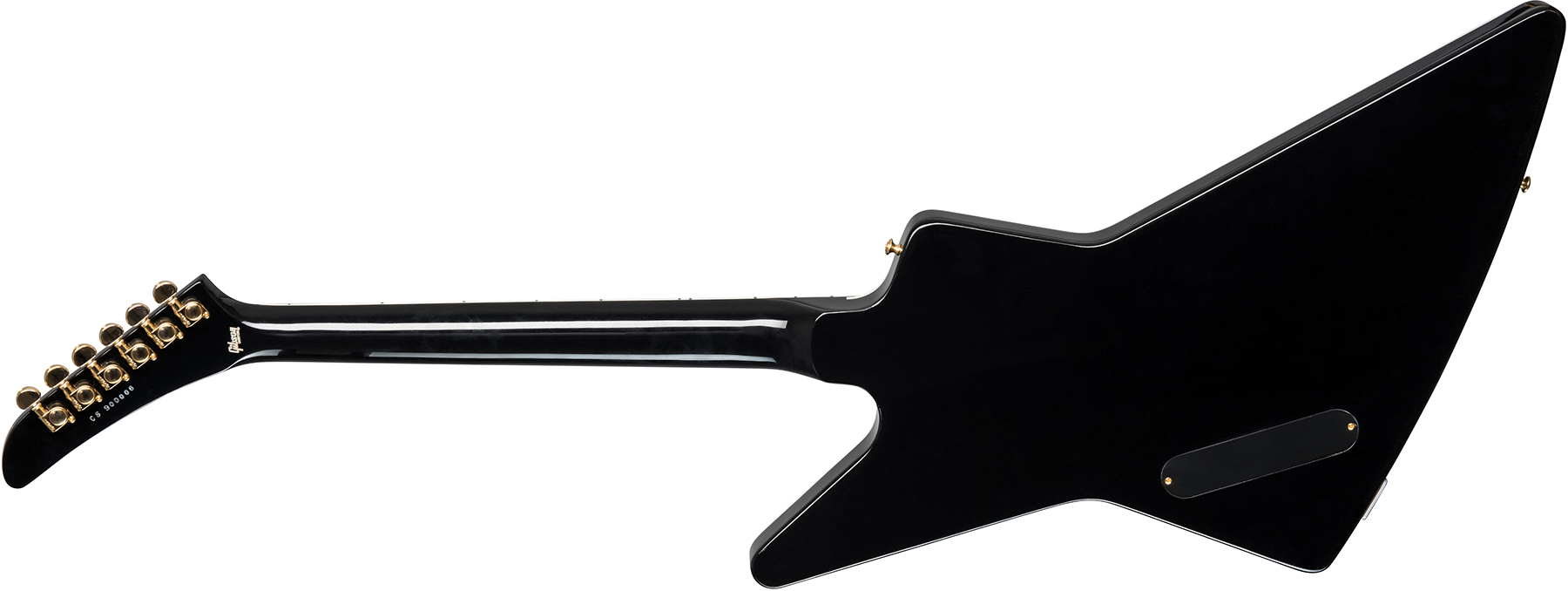 Gibson Custom Shop Explorer Custom 2019 2h Ht Eb - Ebony - Guitare Électrique MÉtal - Variation 1