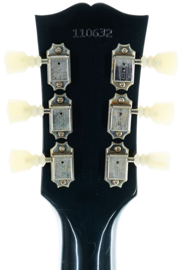 Gibson Custom Shop Historic Es-335 1964 Reissue 2h Ht Rw - Vos Ebony - Guitare Électrique 1/2 Caisse - Variation 3