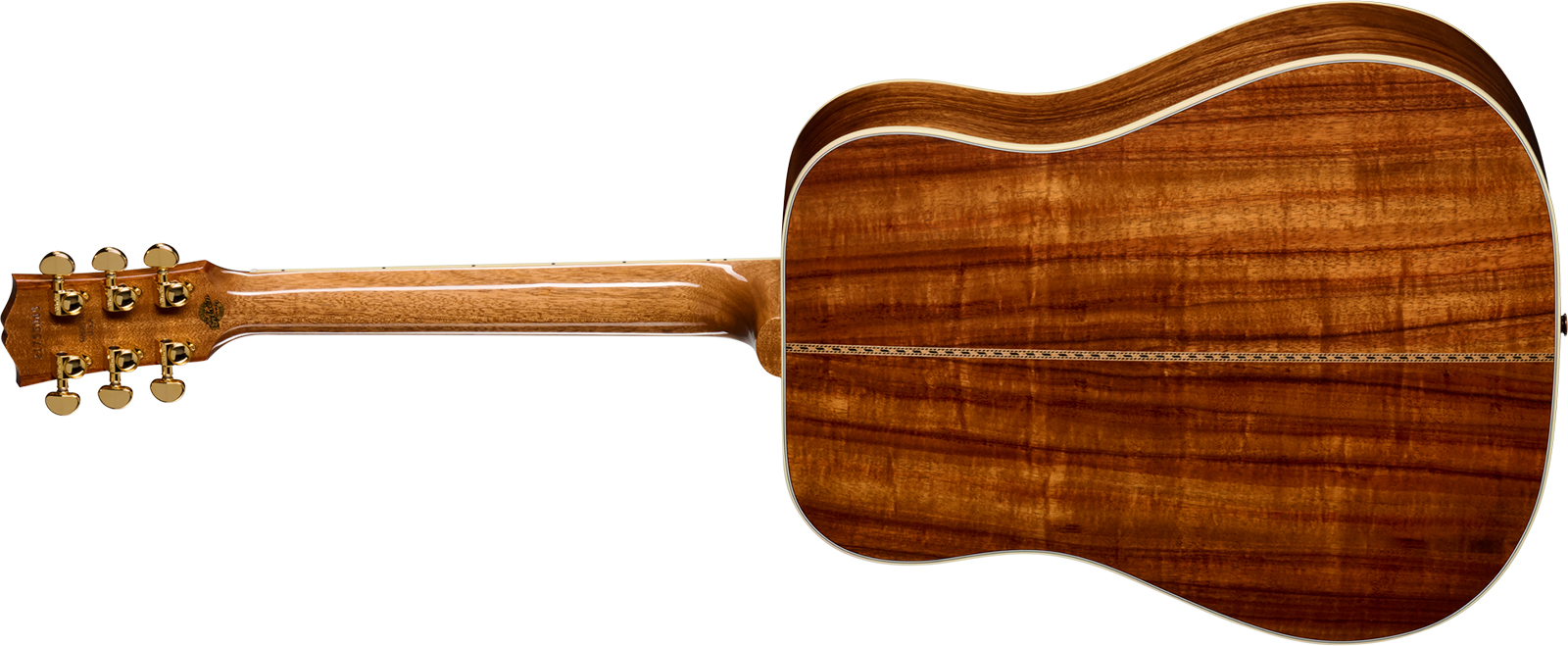 Gibson Custom Shop Hummingbird Elegant Koa Artisan Dreadnought Epicea Koa Rw - Honey Burst - Guitare Folk - Variation 1