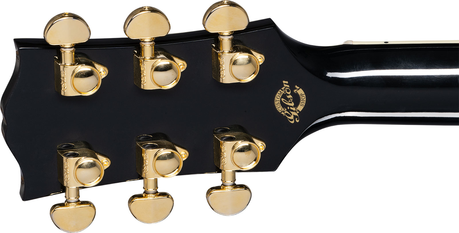 Gibson Custom Shop J-45 Custom Dreadnought Epicea Acajou Eb - Ebony - Guitare Acoustique - Variation 4