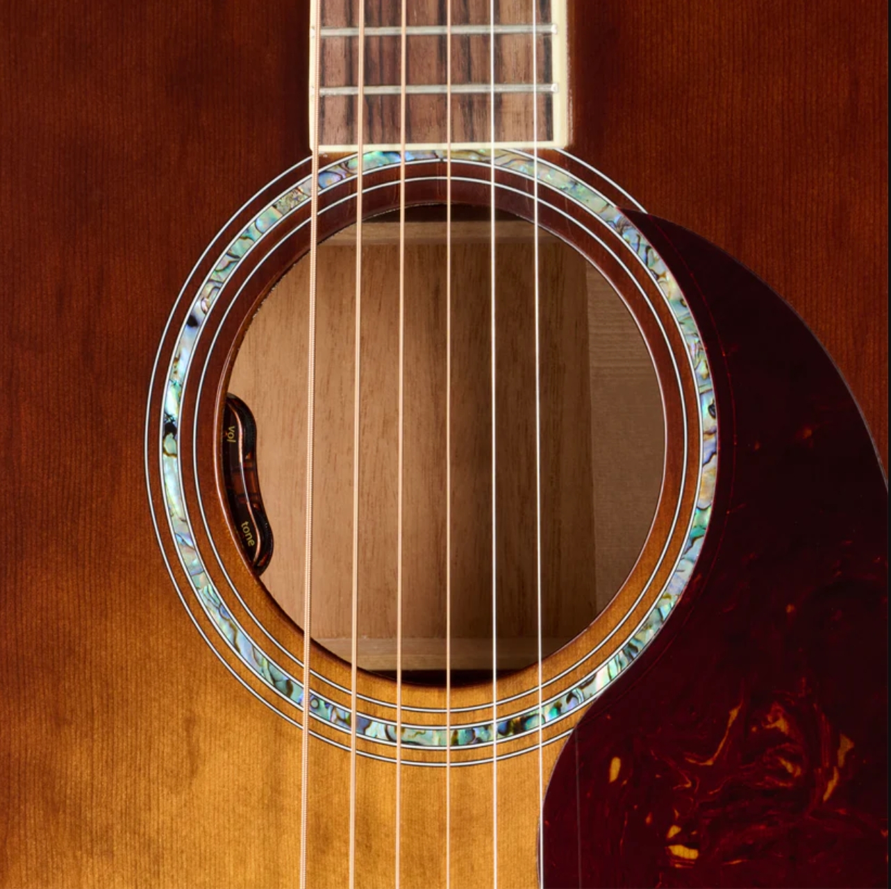 Gibson Custom Shop J45 Ann. Ltd Dreadnought Epicea Palissandre Rw - Cremona Burst - Guitare Folk - Variation 4