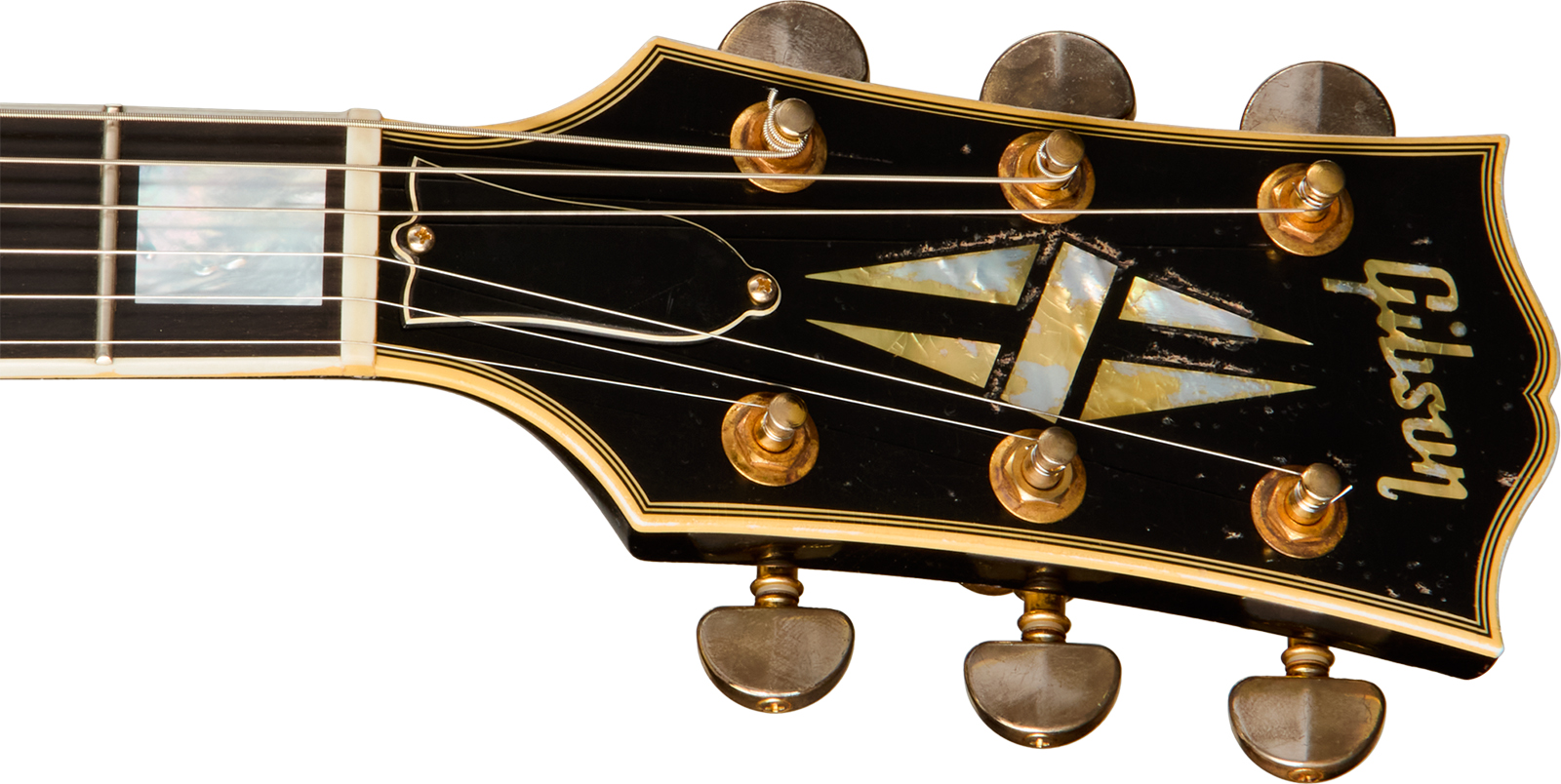 Gibson Custom Shop Keith Richards Es355 1960 Bigsby Collectors Ed. Signed Signature 2h Trem Eb #krsl131 - Murphy Lab Aged Ebony - Guitare Électrique 1