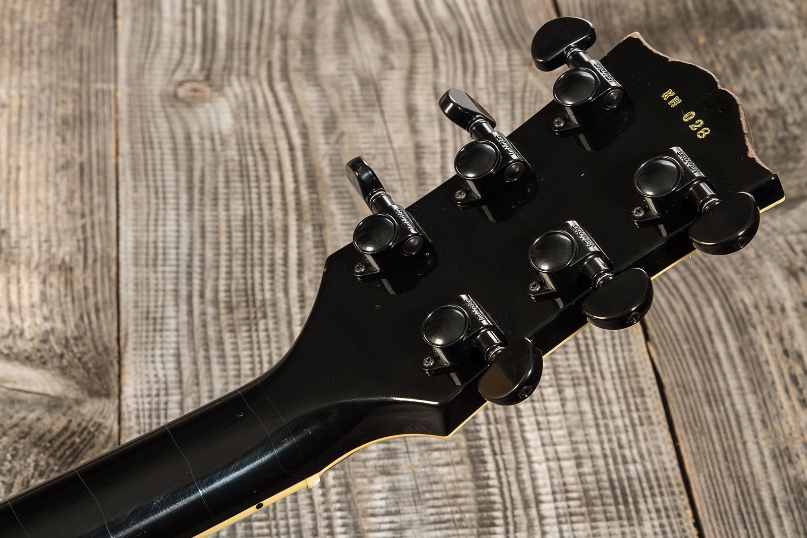 Gibson Custom Shop Kirk Hammett Les Paul Custom 1989 2h Ht Eb #kh009 - Murphy Lab Aged Ebony - Guitare Électrique Signature - Variation 12