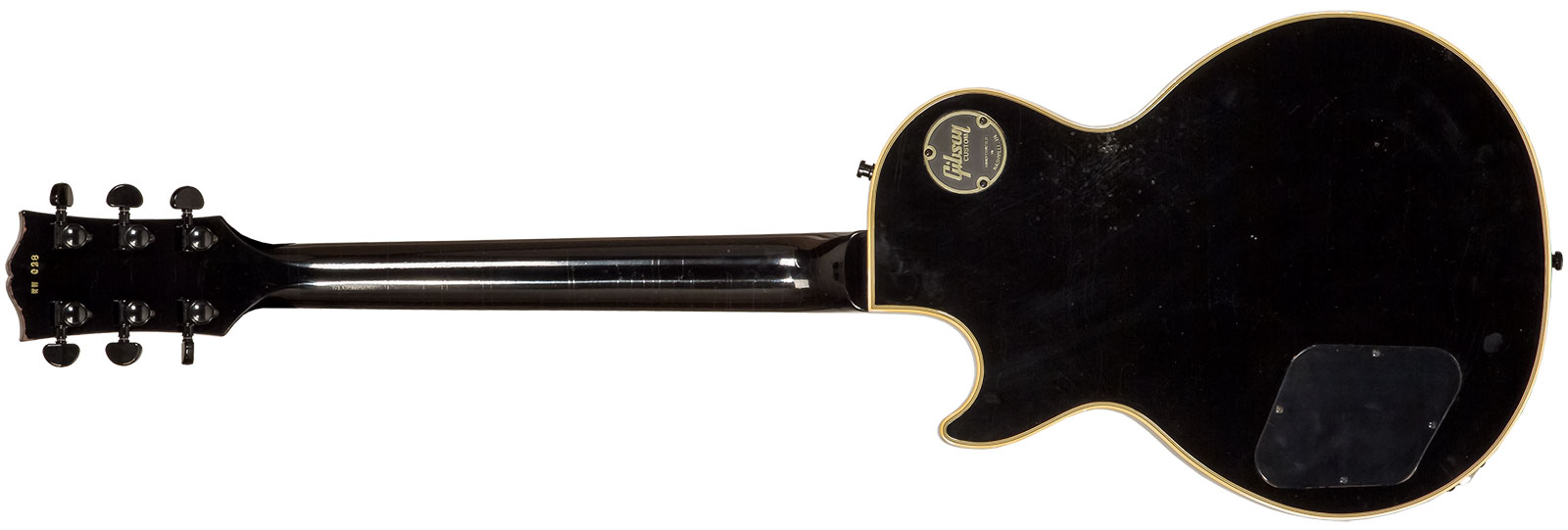 Gibson Custom Shop Kirk Hammett Les Paul Custom 1989 2h Ht Eb #kh009 - Murphy Lab Aged Ebony - Guitare Électrique Signature - Variation 4