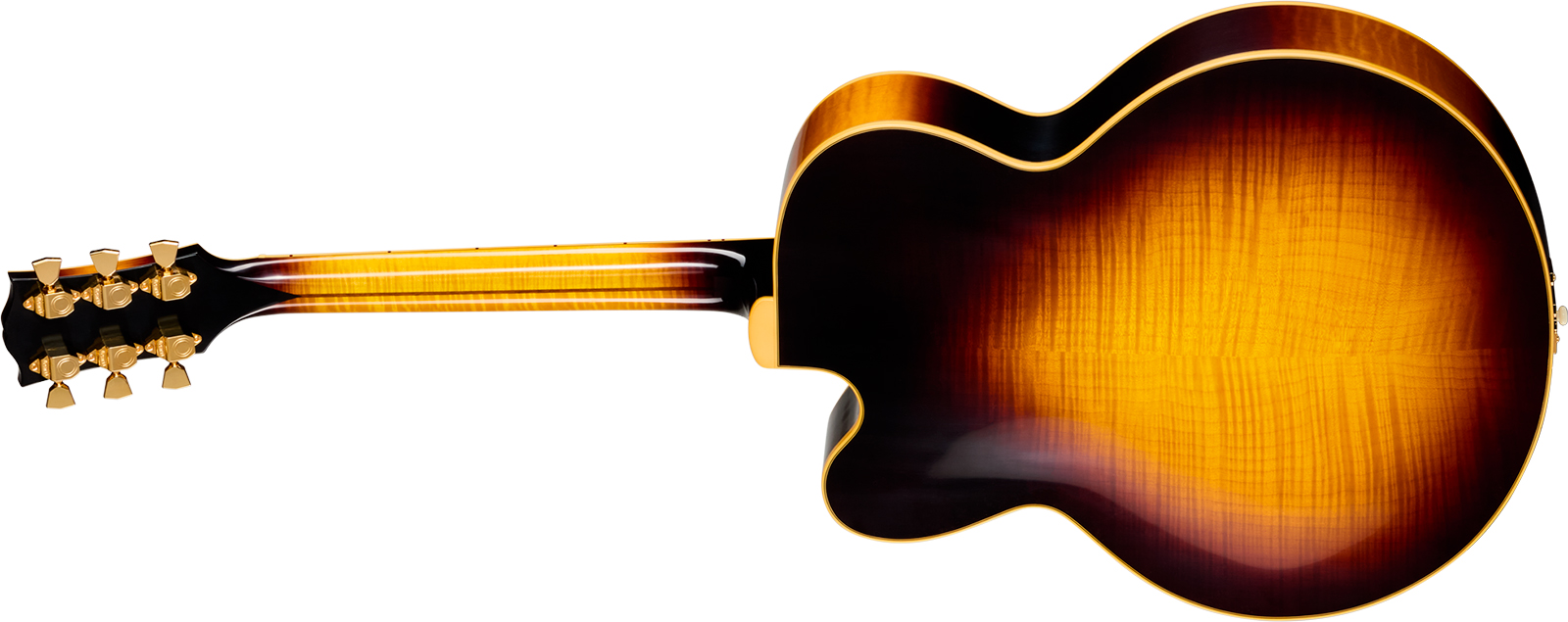 Gibson Custom Shop L5 Ces 1957 Reissue 2h Ht Eb - Vos Vintage Sunburst - Guitare Électrique 3/4 Caisse & Jazz - Variation 1