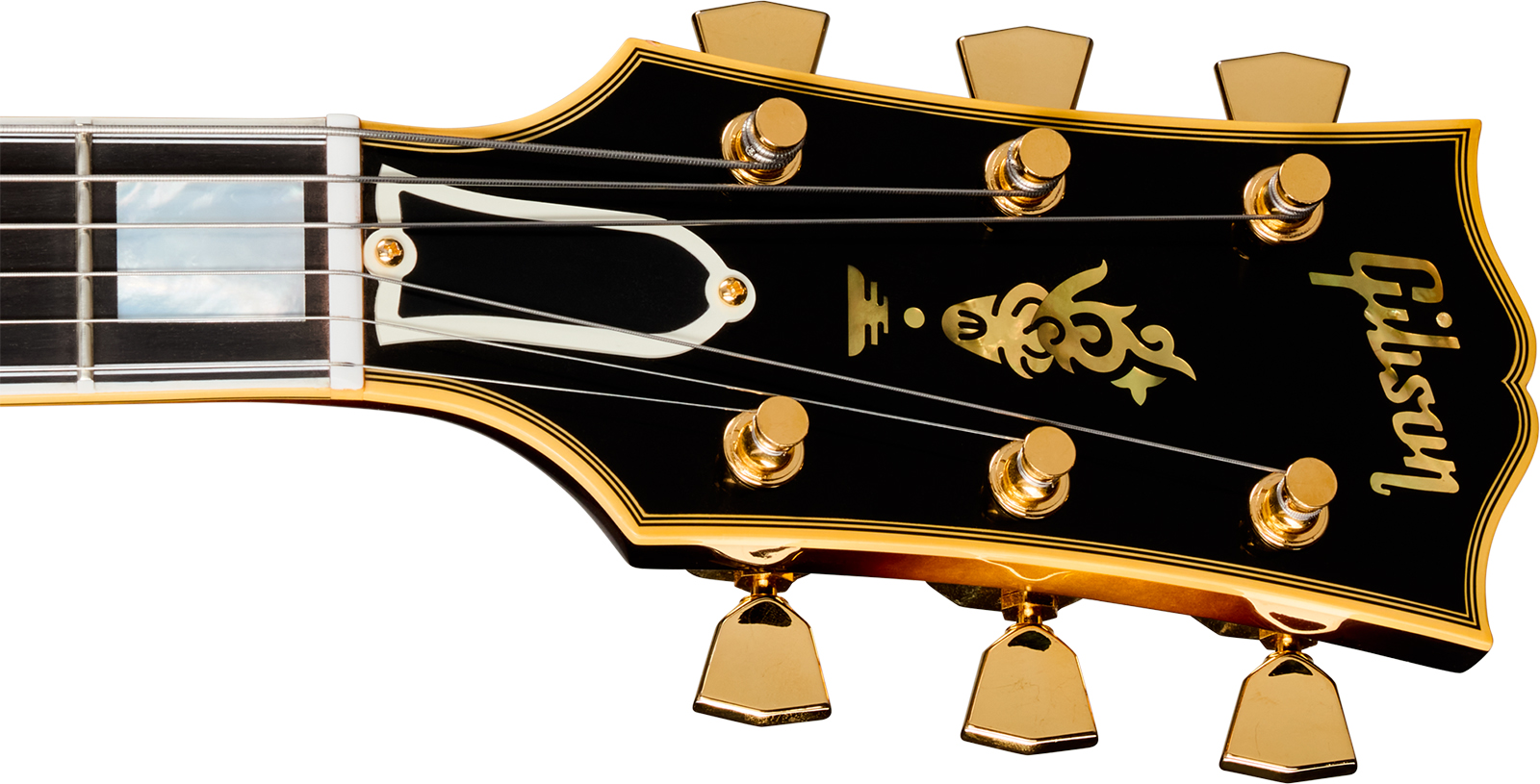 Gibson Custom Shop L5 Ces 1957 Reissue 2h Ht Eb - Vos Vintage Sunburst - Guitare Électrique 3/4 Caisse & Jazz - Variation 4