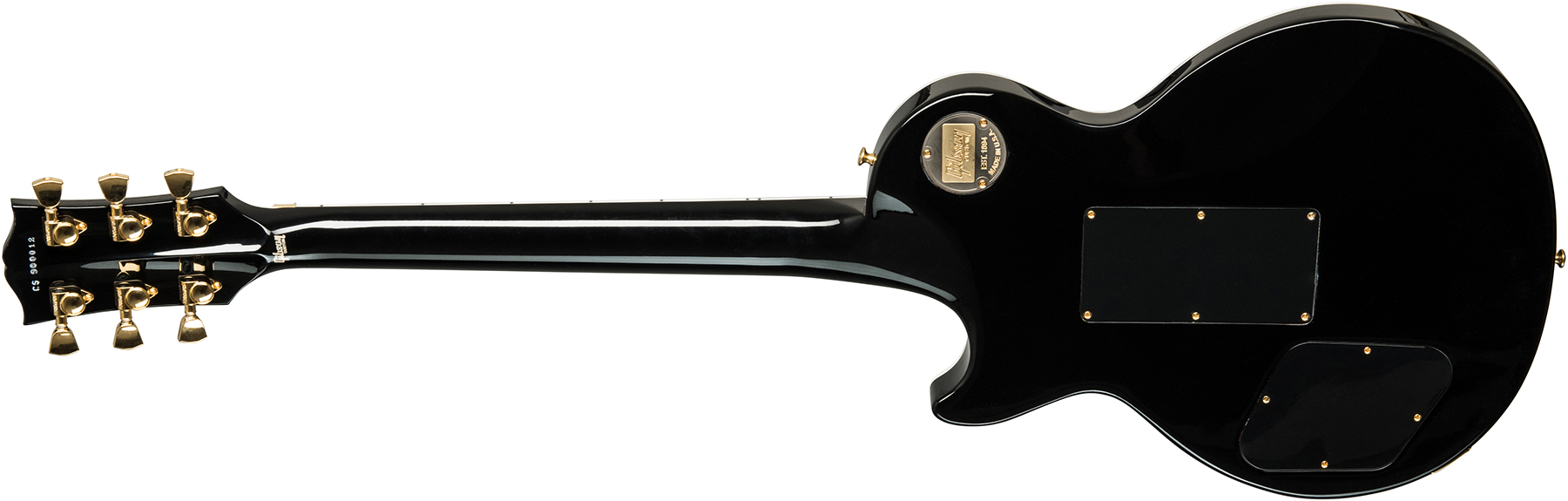 Gibson Custom Shop Les Paul Axcess Custom Floyd Rose 2019 2h Fr Eb - Gloss Ebony - Guitare Électrique Single Cut - Variation 1