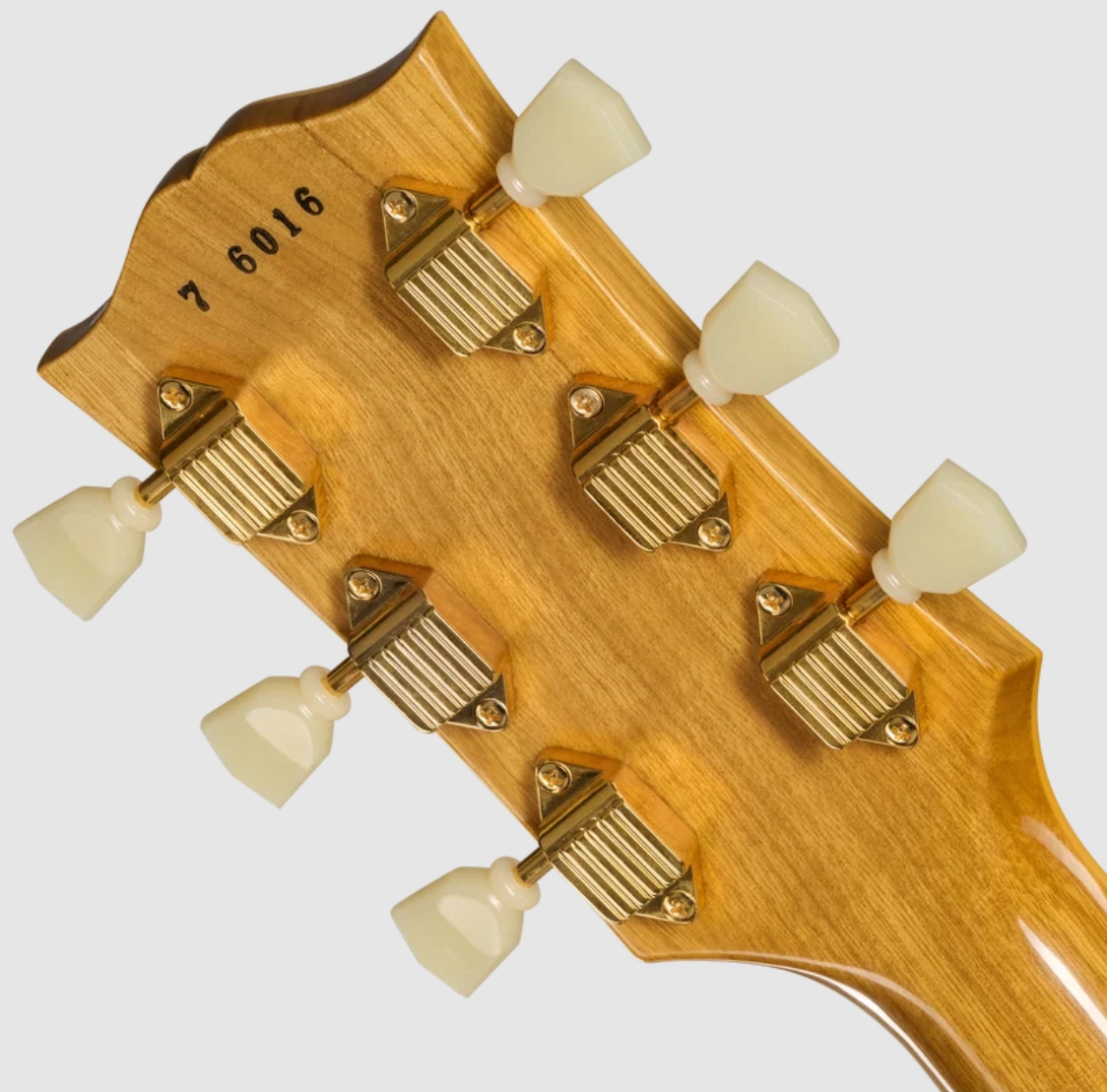 Gibson Custom Shop Les Paul Custom 1957 Korina Le Ltd 2h Ht Eb - Vos Antique Natural - Guitare Électrique Single Cut - Variation 7