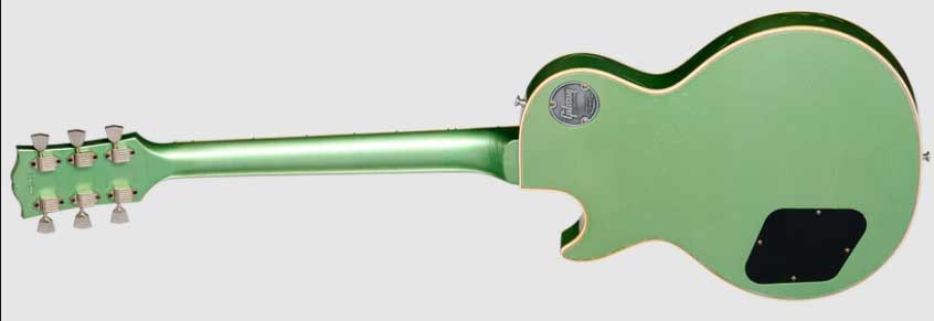 Gibson Custom Shop Les Paul Custom 1968 Reissue 2h Ht Eb - Murphy Lab Aged Jade Green - Guitare Électrique Single Cut - Variation 2