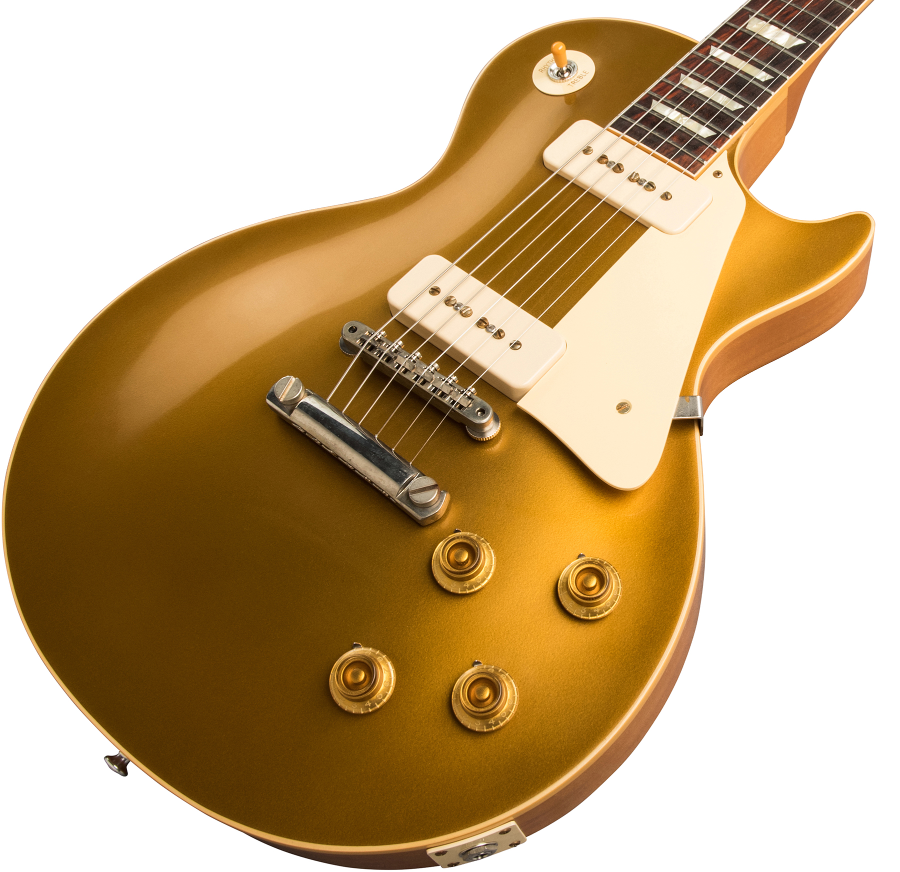 Gibson Custom Shop Les Paul Goldtop 1956 Reissue 2019 2p90 Ht Rw - Vos Double Gold - Guitare Électrique Single Cut - Variation 3