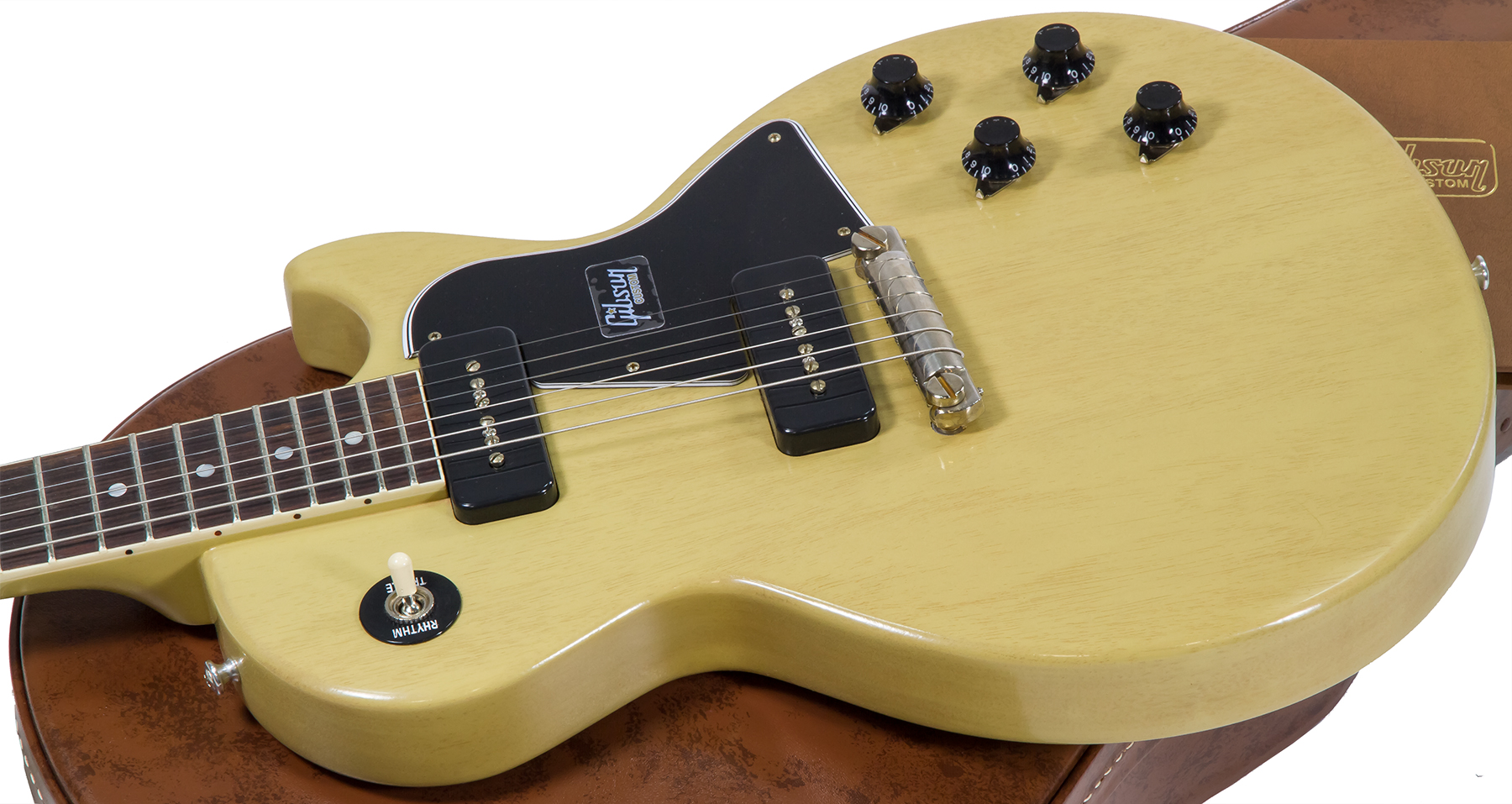 Gibson Custom Shop Les Paul Special 1957 Single Cut Reissue 2p90 Ht Rw - Vos Tv Yellow - Guitare Électrique Single Cut - Variation 2