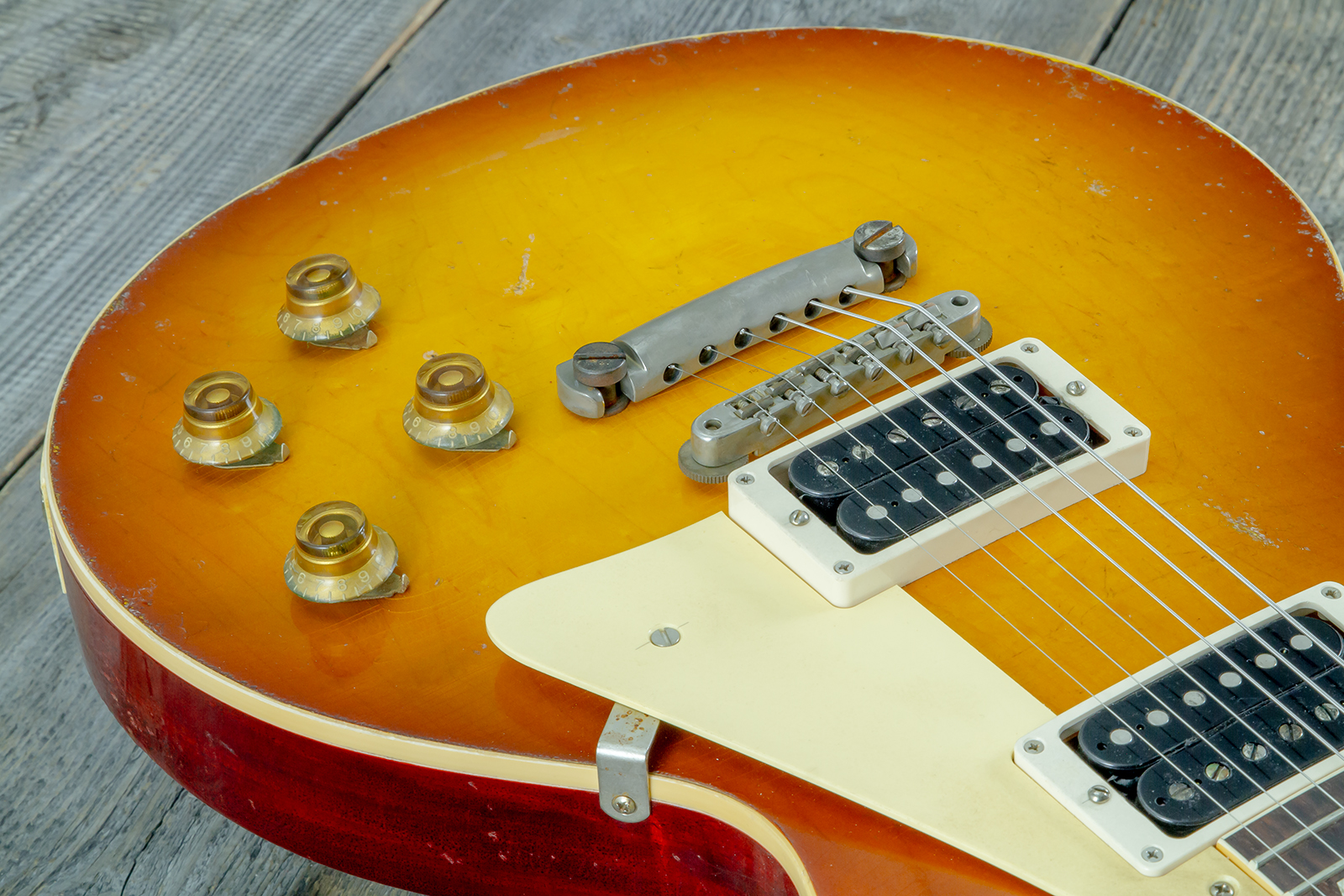 Gibson Custom Shop Les Paul Standard 1958 2h Ht #85208 - Murphy Lab Heavy Aged Botb Page 153 - Guitare Électrique Single Cut - Variation 3