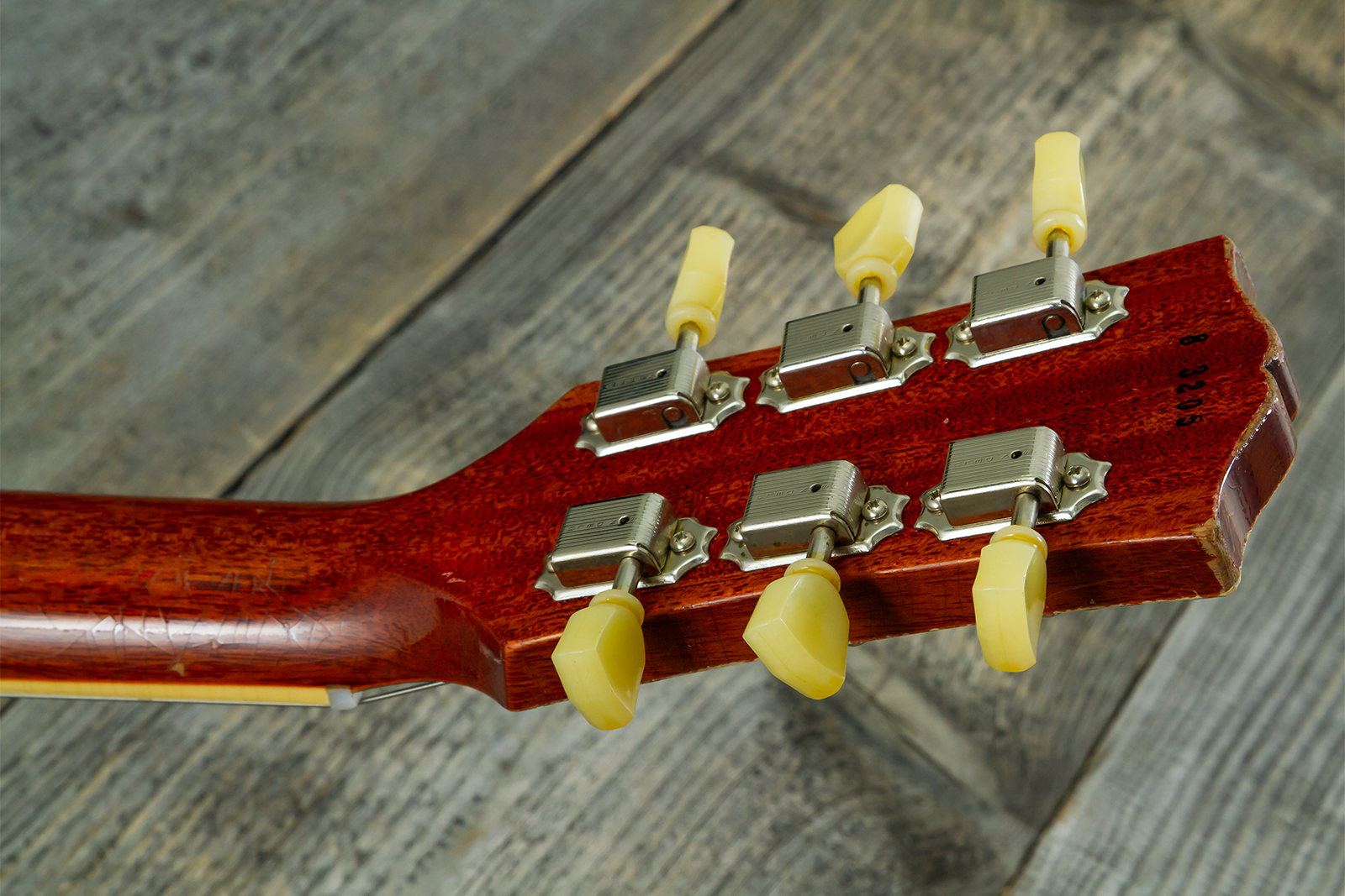 Gibson Custom Shop Les Paul Standard 1958 Reissue 2h Ht Rw #83205 - Murphy Lab Heavy Aged Lemon Burst - Guitare Électrique Single Cut - Variation 11