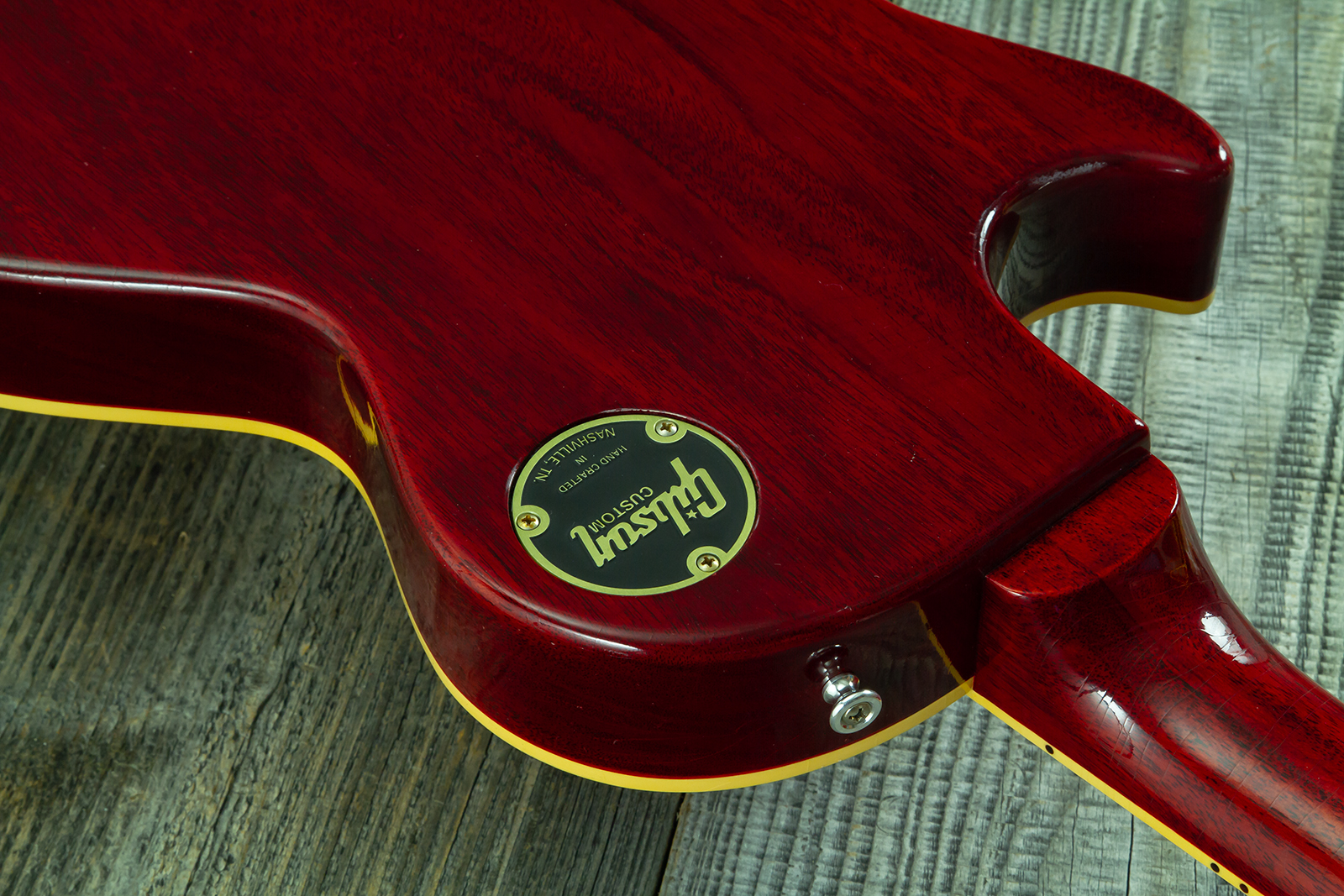 Gibson Custom Shop Les Paul Standard 1958 Reissue 2h Th Rw #831395 - Murphy Lab Ultra Light Aged Bourbon Burst - Guitare Électrique Single Cut - Varia