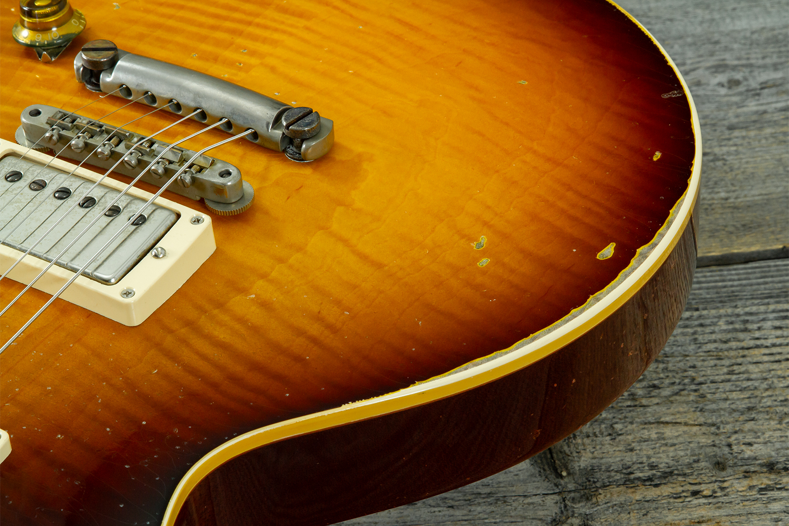 Gibson Custom Shop Les Paul Standard 1959 2h Ht Rw #961232 - Murphy Lab Aged Tobacco Sunburst - Guitare Électrique Single Cut - Variation 3