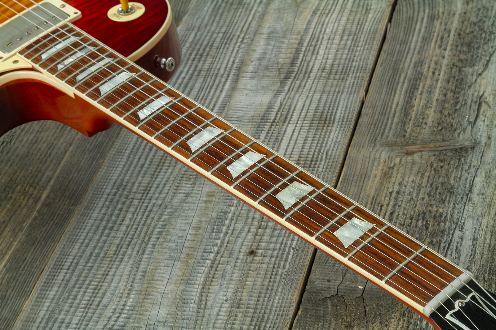 Gibson Custom Shop Les Paul Standard 1959 2h Ht Rw #982048 - Vos Vintage Cherry Sunburst - Guitare Électrique Single Cut - Variation 5