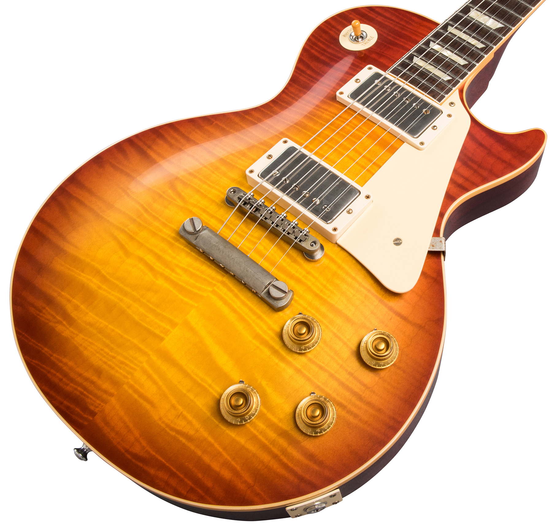 Gibson Custom Shop Les Paul Standard 1959 60th Anniversary Bolivian Rw - Vos Sunrise Teaburst - Guitare Électrique Single Cut - Variation 3