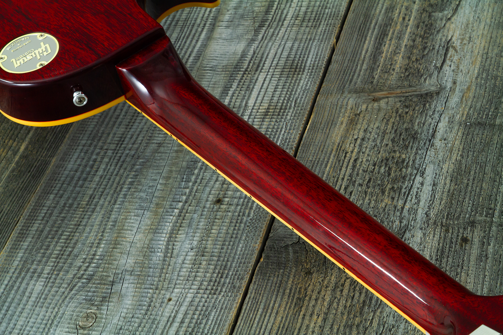 Gibson Custom Shop Les Paul Standard 1959 Reissue 2h Ht Rw #951086 - Vos Iced Tea Burst - Guitare Électrique Single Cut - Variation 10