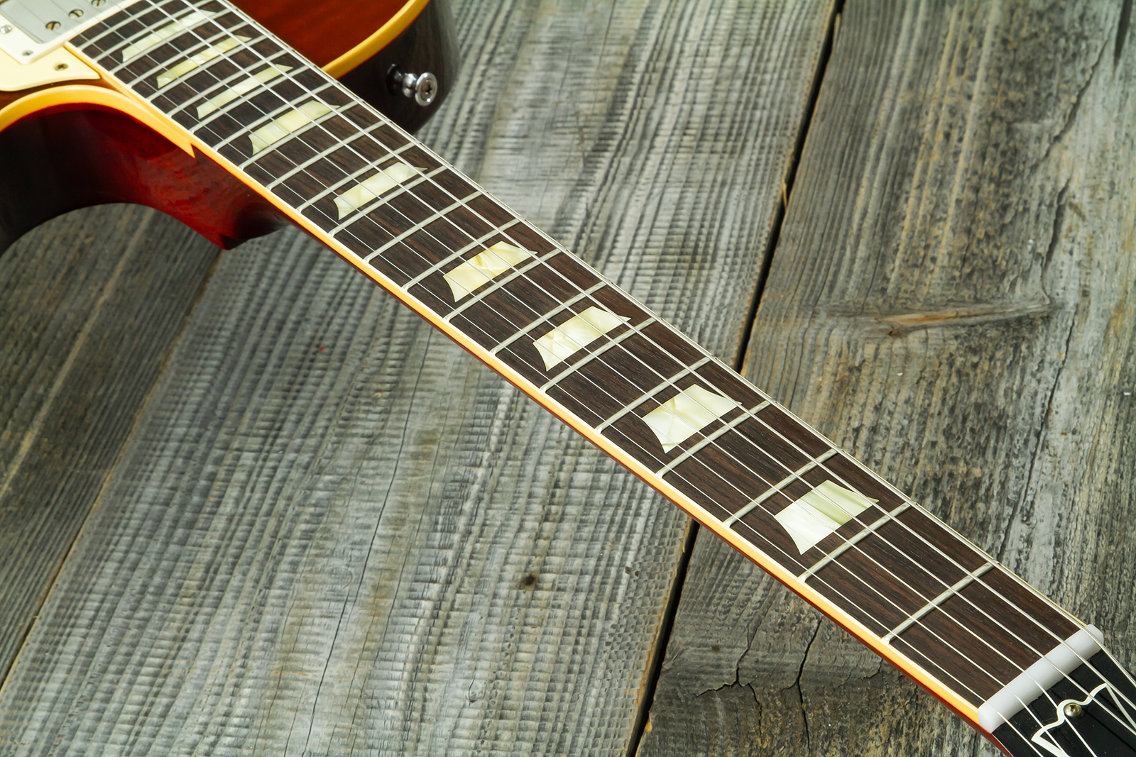 Gibson Custom Shop Les Paul Standard 1959 Reissue 2h Ht Rw #951086 - Vos Iced Tea Burst - Guitare Électrique Single Cut - Variation 6
