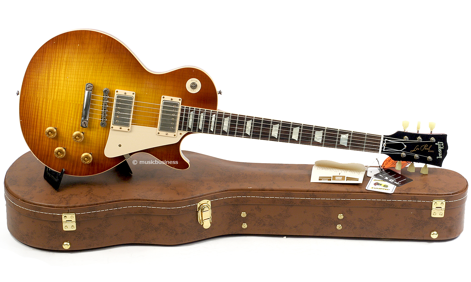 Gibson Custom Shop M2m Les Paul Standard 1959 Reissue 2h Ht Rw #943170 - Lightly Aged Iced Tea - Guitare Électrique Single Cut - Variation 1