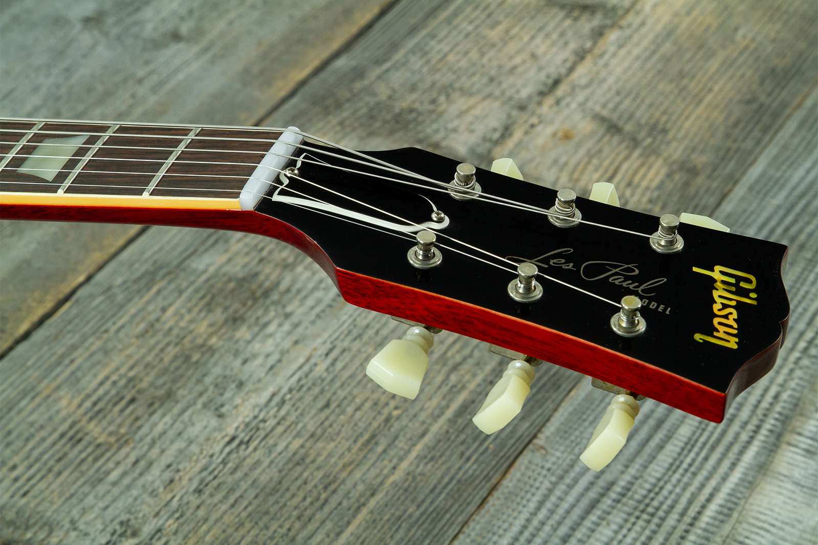 Gibson Custom Shop Les Paul Standard 1960 Reissue 2h Ht Rw #04495 - Vos Tangerine Burst - Guitare Électrique Single Cut - Variation 6
