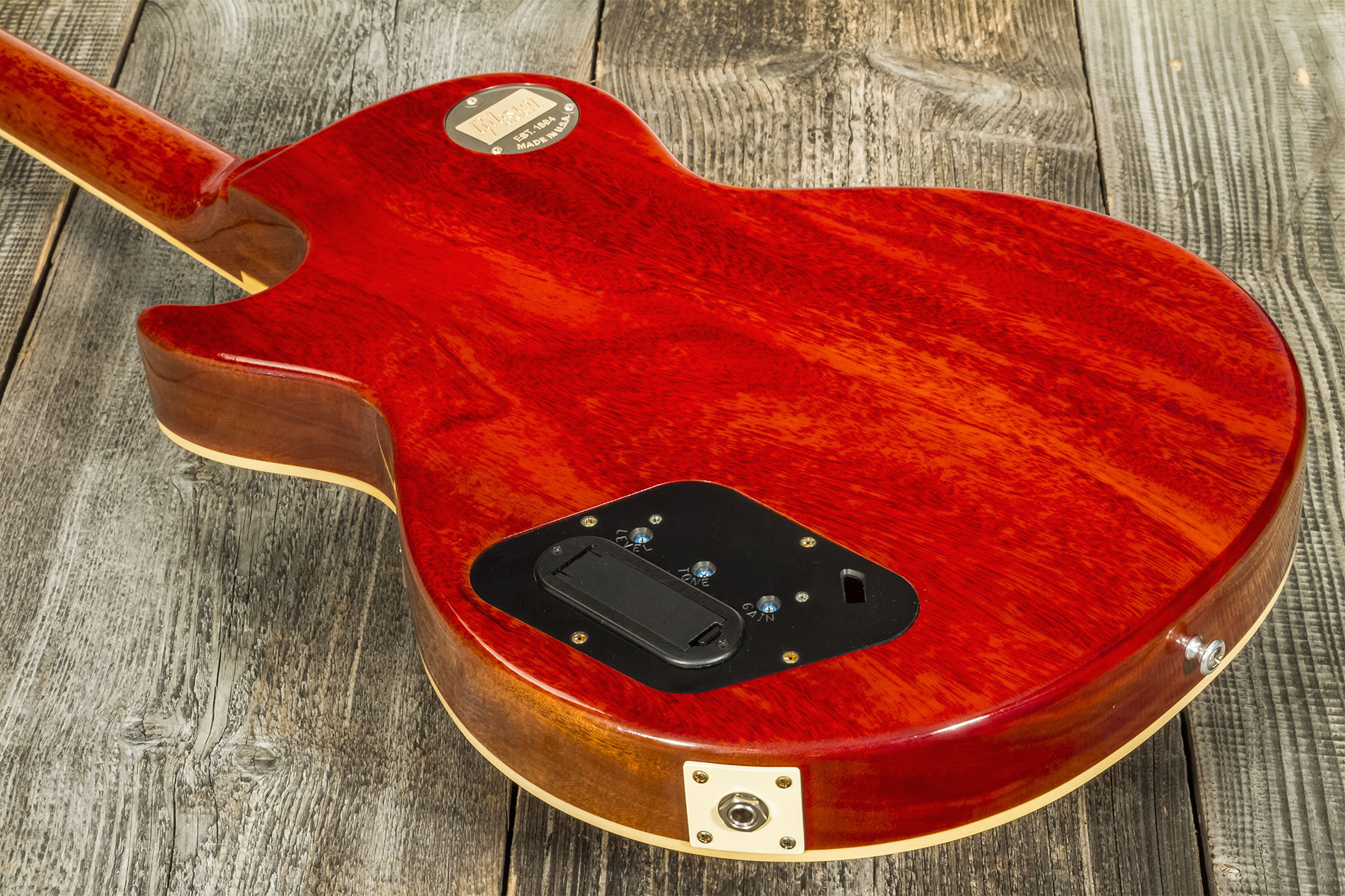 Gibson Custom Shop Les Paul Standard Burstdriver 2h Ht Rw #871130 - Vos Amber Ale - Guitare Électrique Single Cut - Variation 6