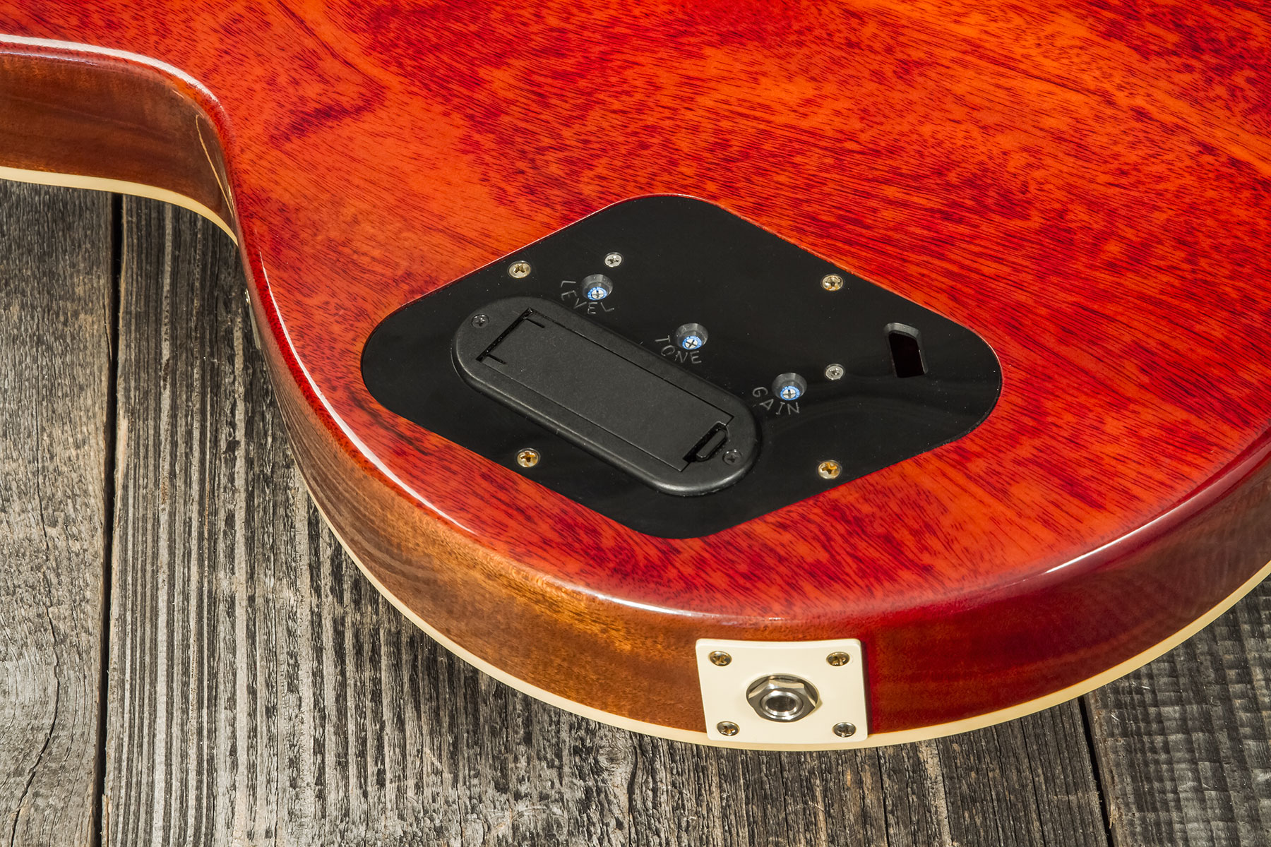 Gibson Custom Shop Les Paul Standard Burstdriver 2h Ht Rw #871130 - Vos Amber Ale - Guitare Électrique Single Cut - Variation 7