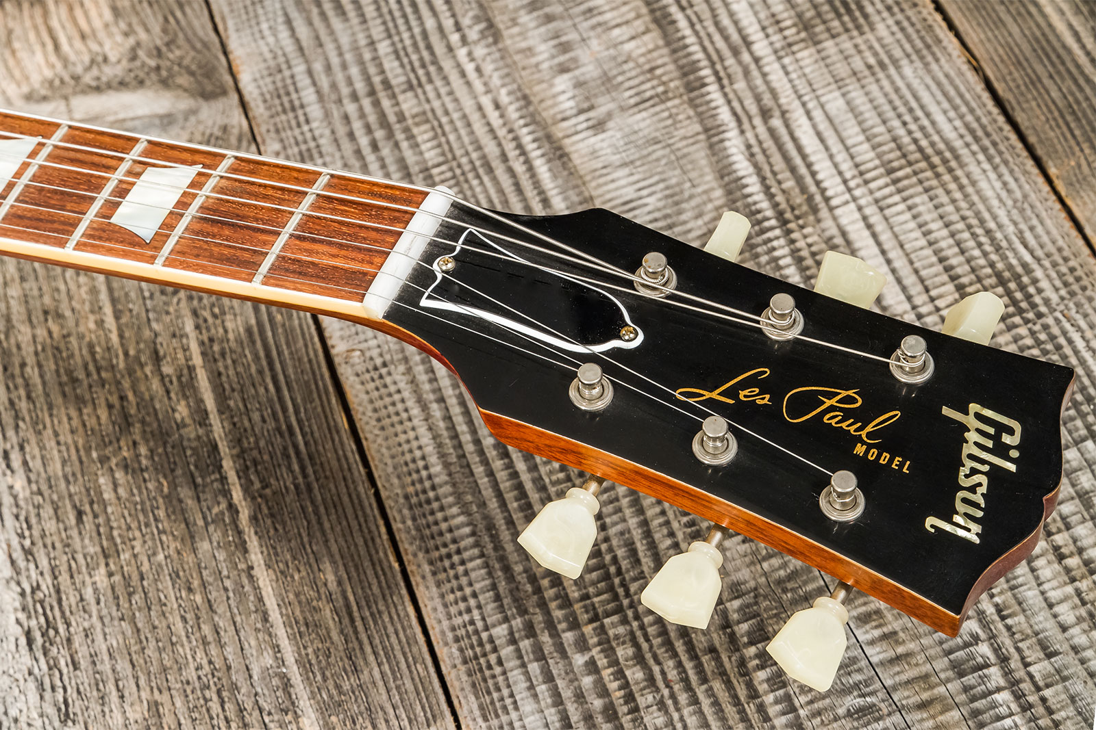 Gibson Custom Shop Les Paul Standard Burstdriver 2h Ht Rw #871130 - Vos Amber Ale - Guitare Électrique Single Cut - Variation 8