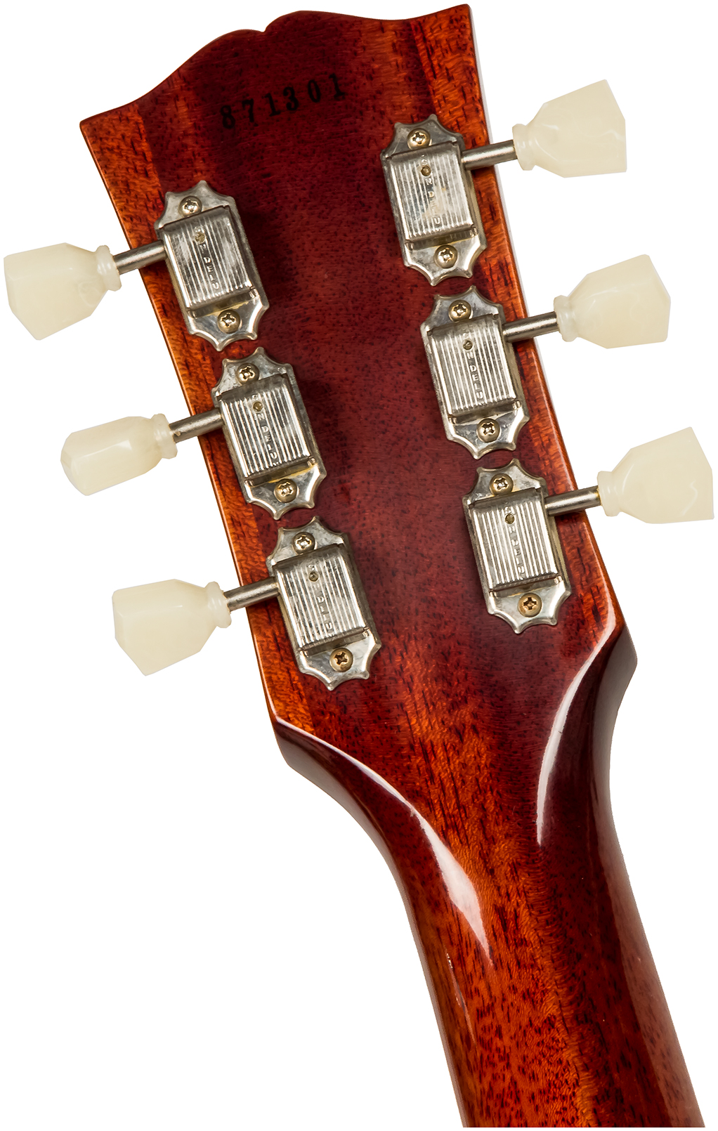Gibson Custom Shop Les Paul Standard Burstdriver 2h Ht Rw #871301 - Vos Havana Fade - Guitare Électrique Single Cut - Variation 6