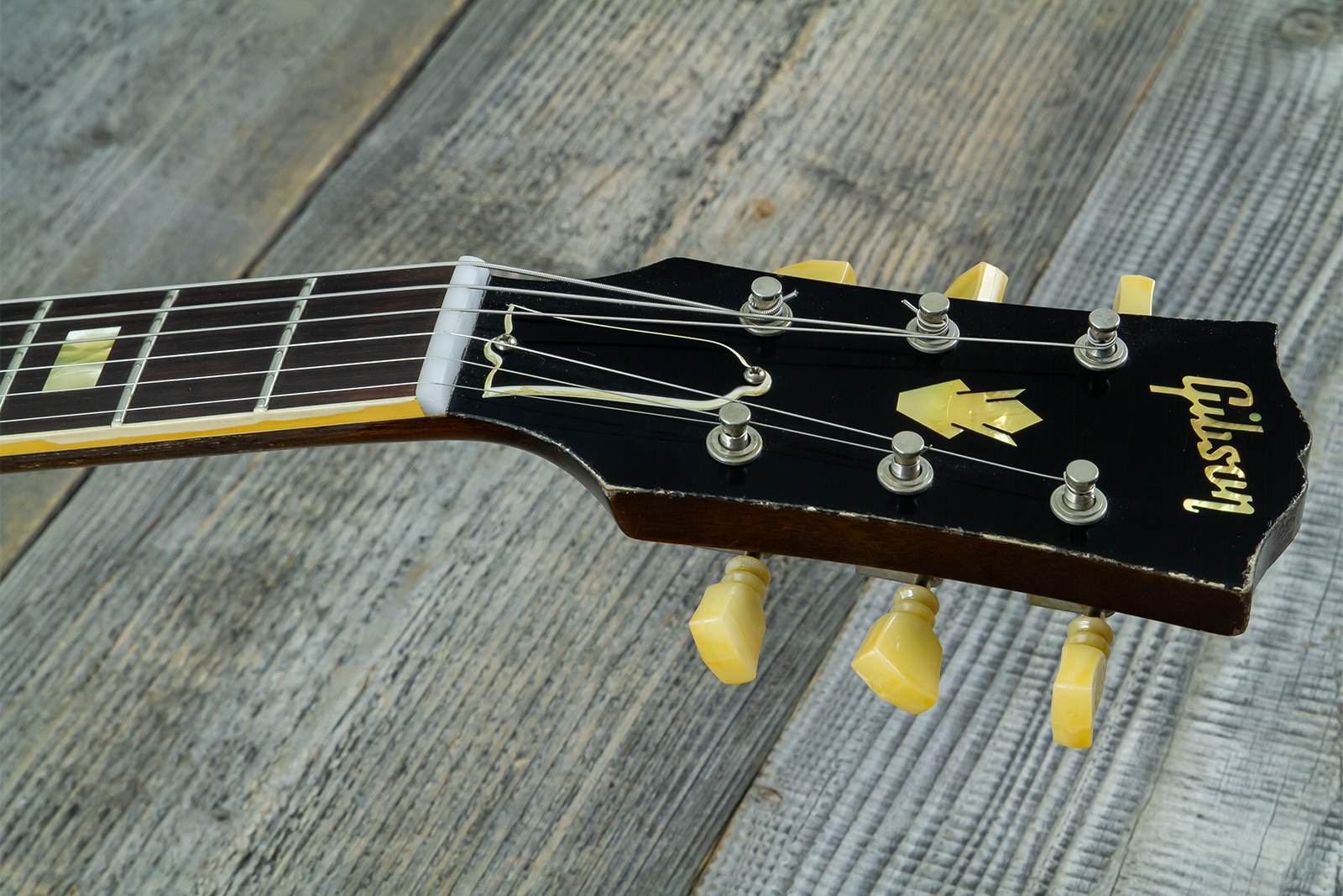 Gibson Custom Shop M2m Es335 1964 Reissue 2h Ht Rw #150092 - Murphy Lab Light Aged Vintage Burst - Guitare Électrique 1/2 Caisse - Variation 6