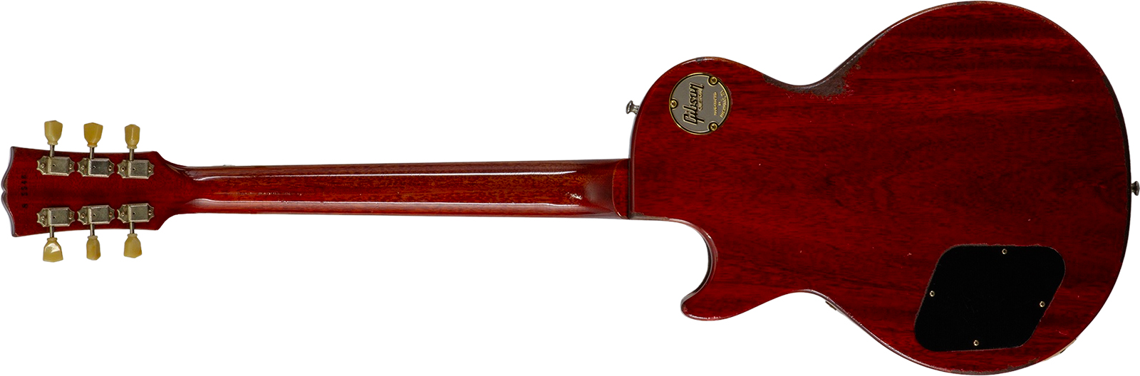 Gibson Custom Shop M2m Les Paul Standard 1958 2h Ht Rw #85546 - Murphy Lab Light Aged Ebony O. Gold - Guitare Électrique Single Cut - Variation 1